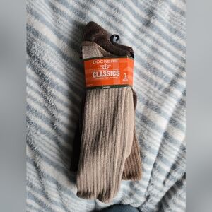 3 pair DOCKERS dress socks